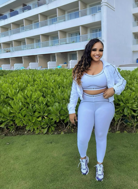White Alo Set (Jacket Separate)