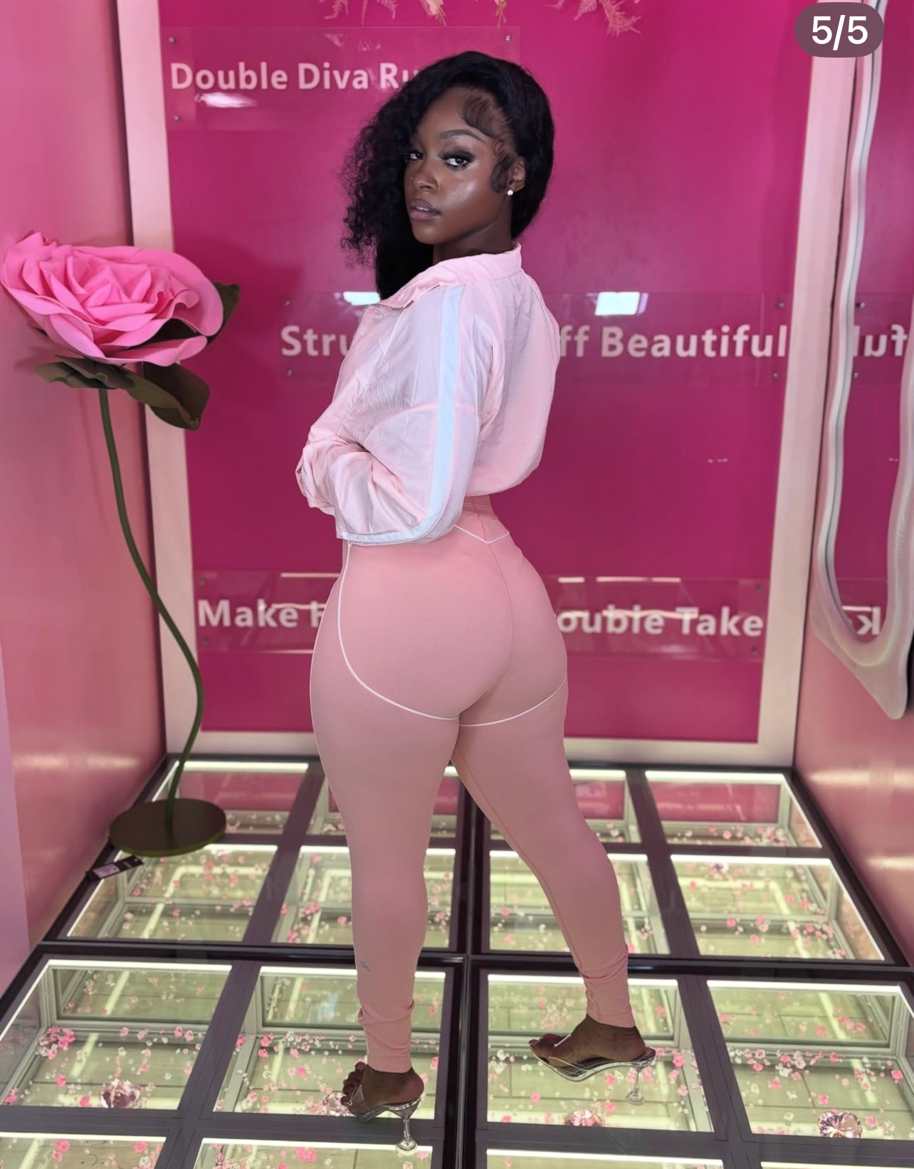 Pink Alo Set (Jacket Separate)