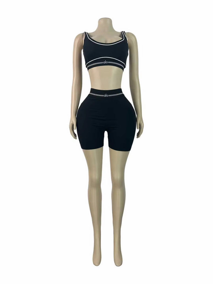 ALO Shorts Set (Jacket Sold Separately)