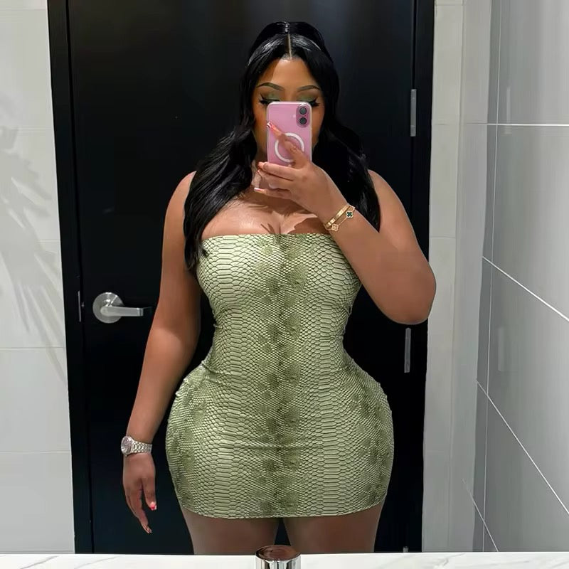 Green Tube Dress