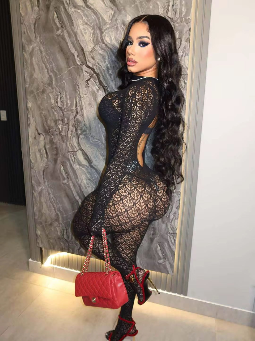 Mesh Jumpsuit