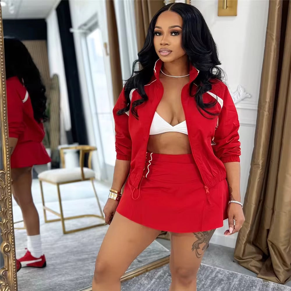 Skort Set (Red)