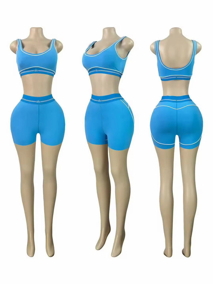 ALO Shorts Set (Jacket Sold Separately)