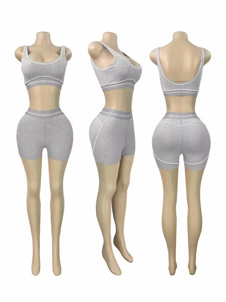 ALO Shorts Set (Jacket Sold Separately)