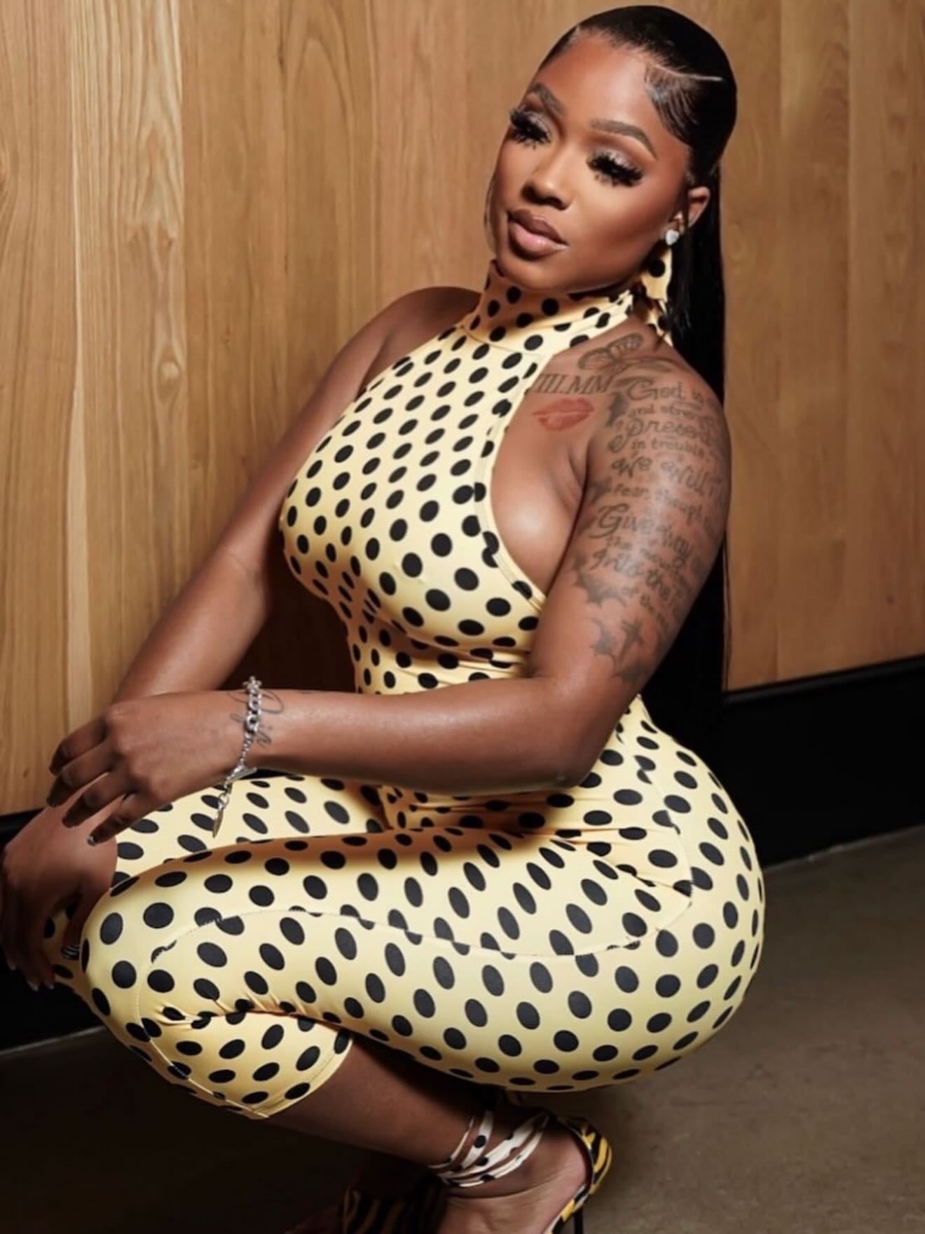 Yellow Polka Dot Romper