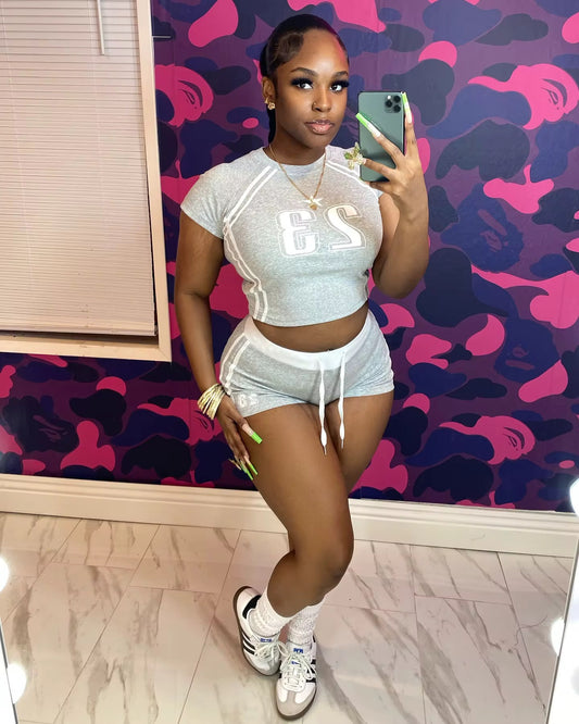 Grey Short Set