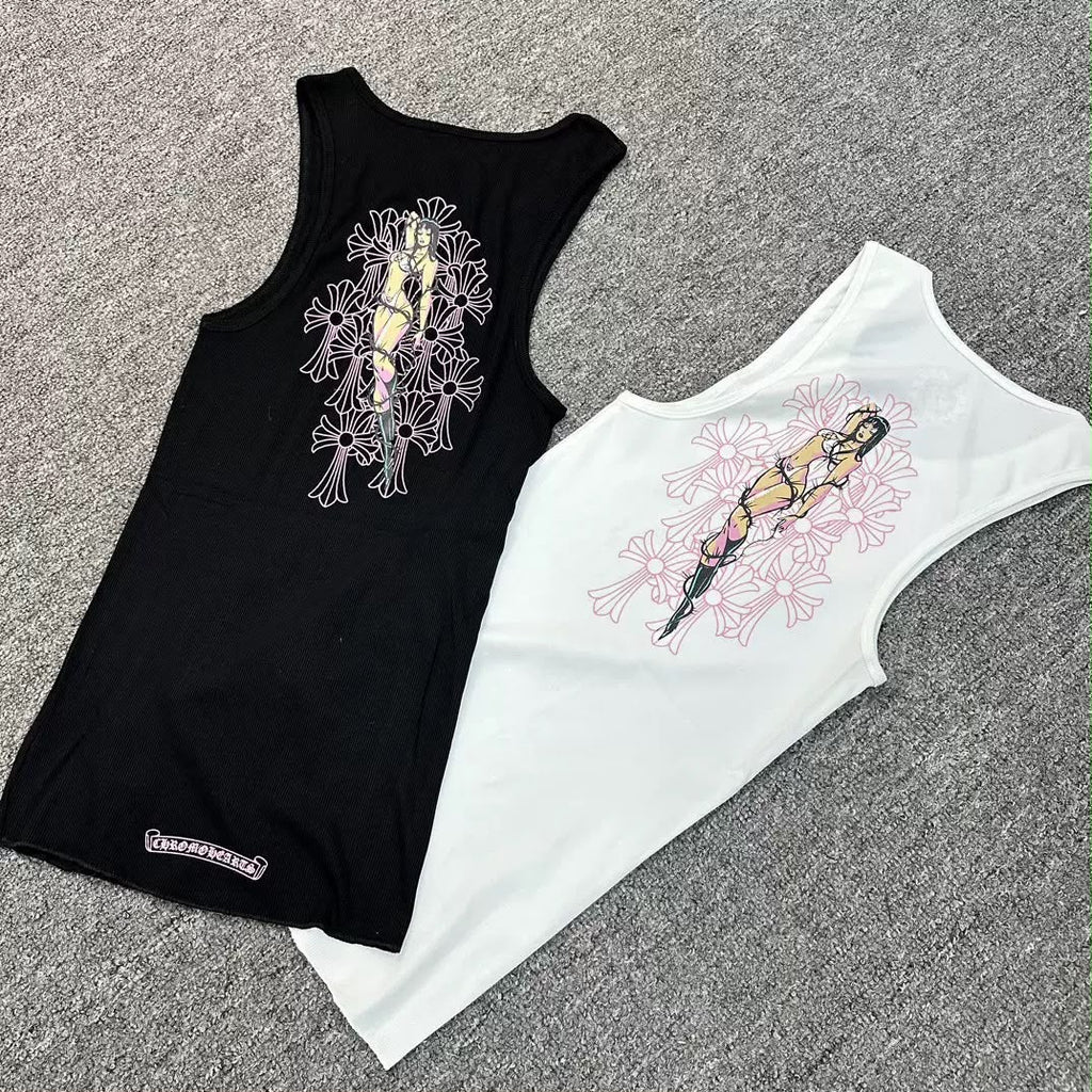 Deadly Doll Chrome Tank Dress