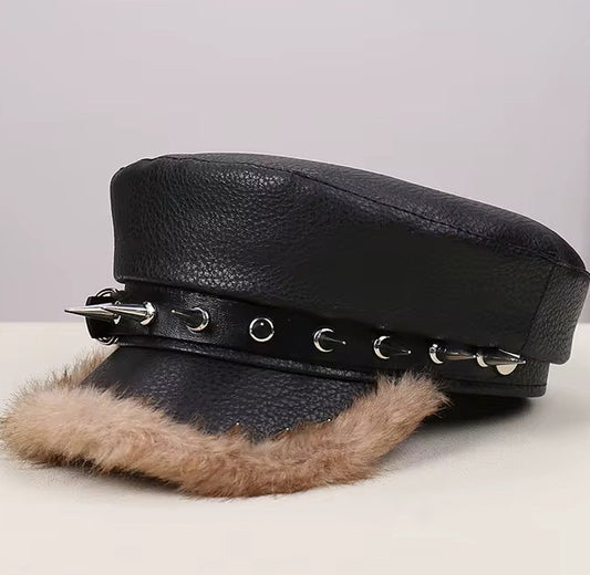 Fur Hat Black