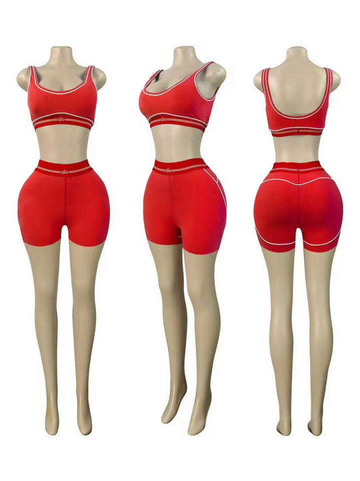 ALO Shorts Set (Jacket Sold Separately)