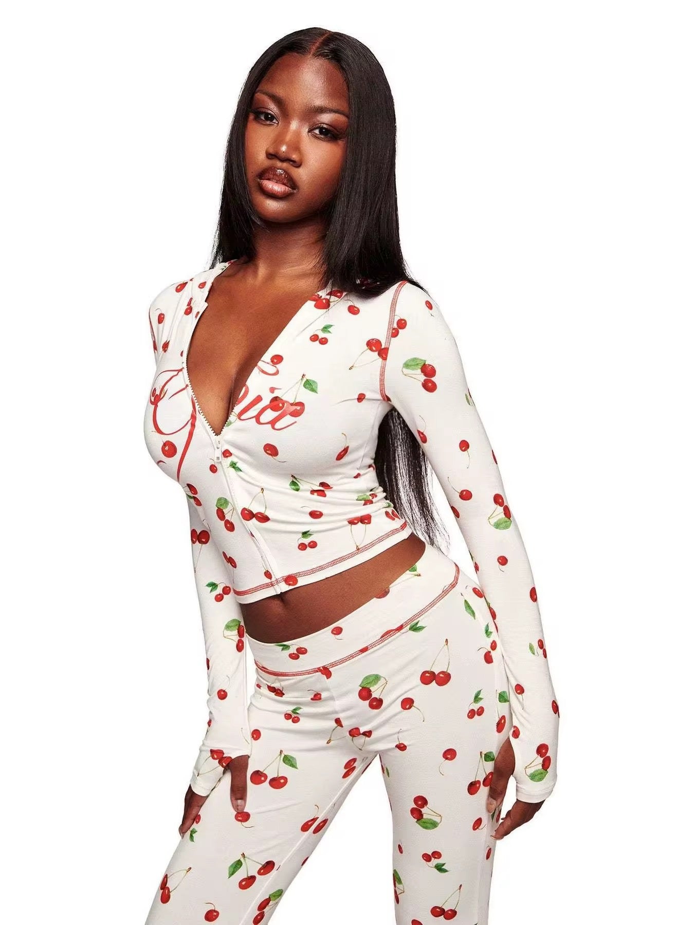 White Gia Cherry Set