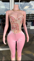Pink Corset Set