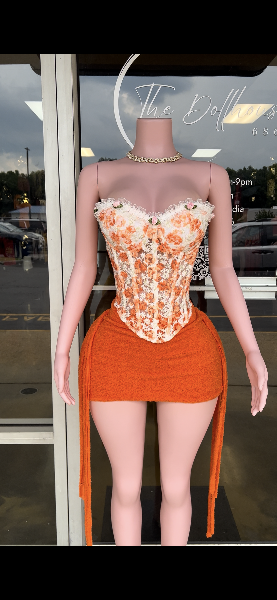 Corset Skirt Set