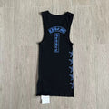 Black and Blue Chrome Tank