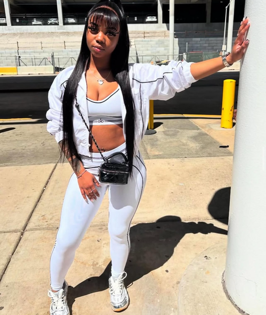 White Alo Set (Jacket Separate)