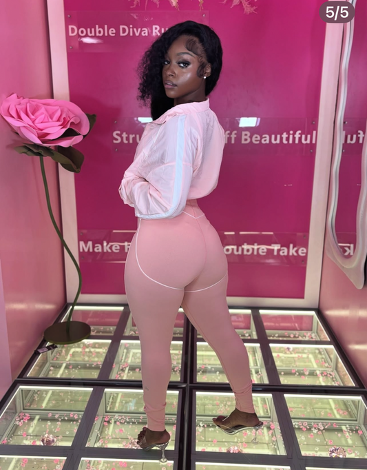 Pink Alo Set (Jacket Separate)